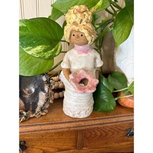 Vtg Metlox Poppytrails Poppet‎ Bride Lorna HTF Folk Art pottery vase